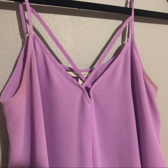 Guess Lavender Flowy Blouse - Picture 2 of 3
